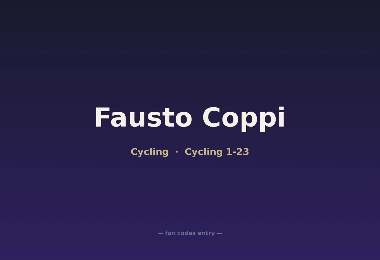 Fausto Coppi