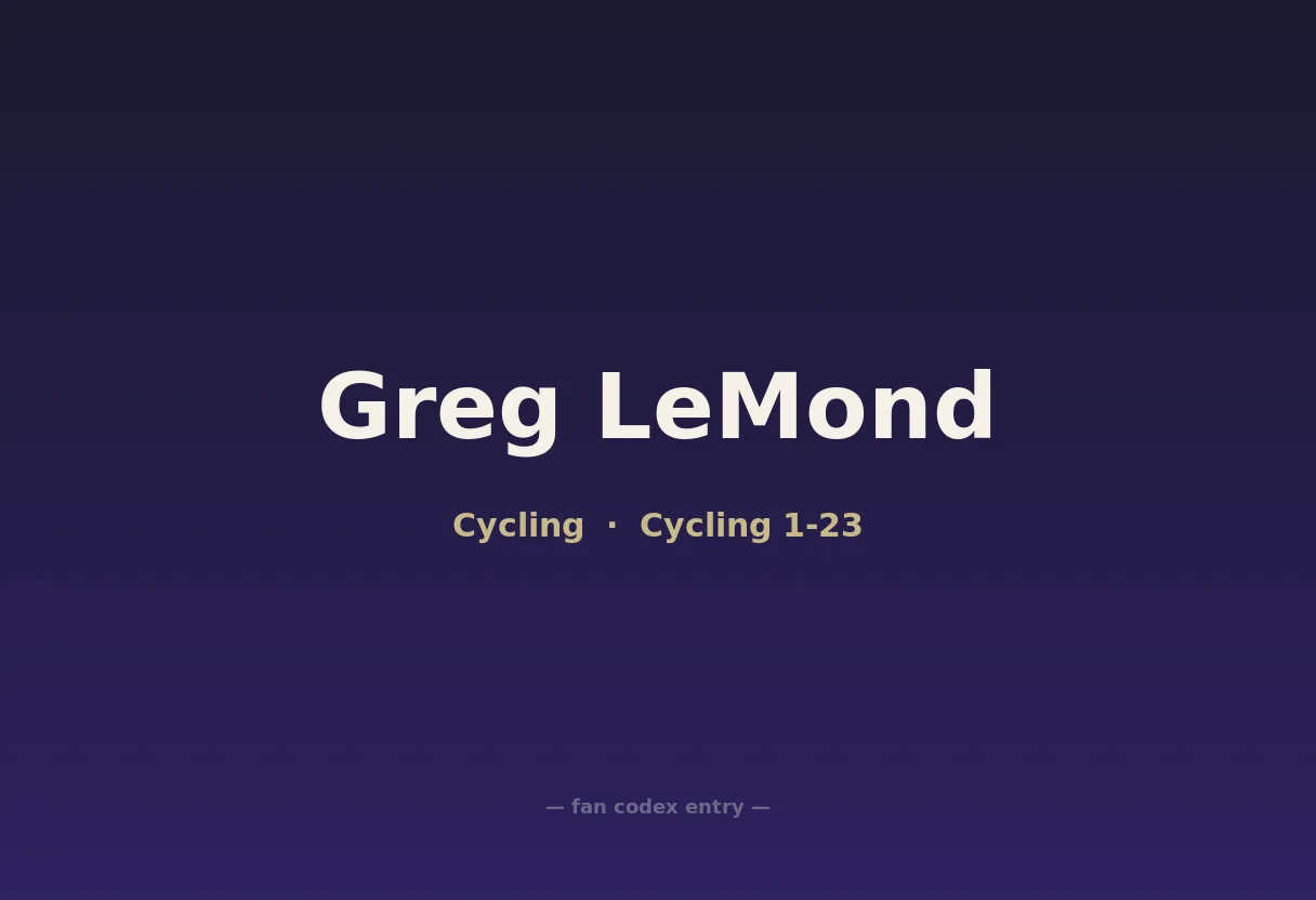 Greg LeMond