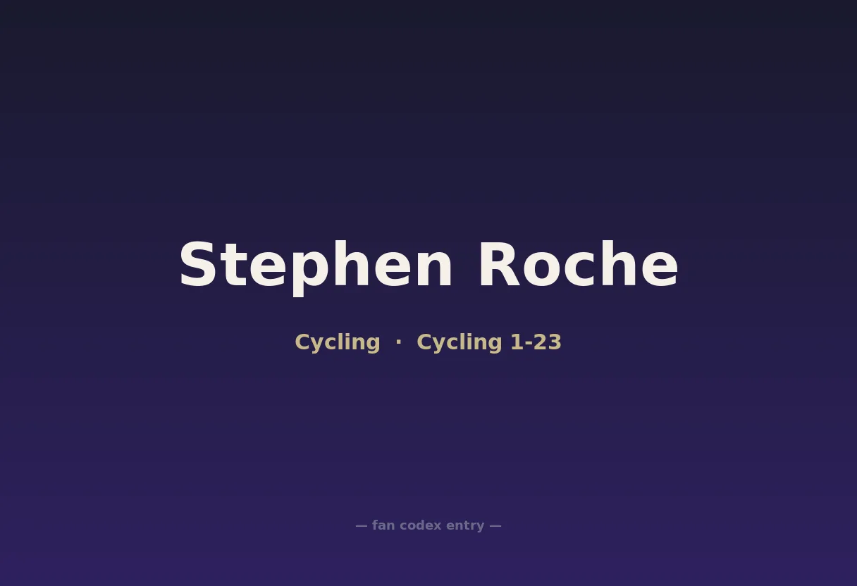 Stephen Roche