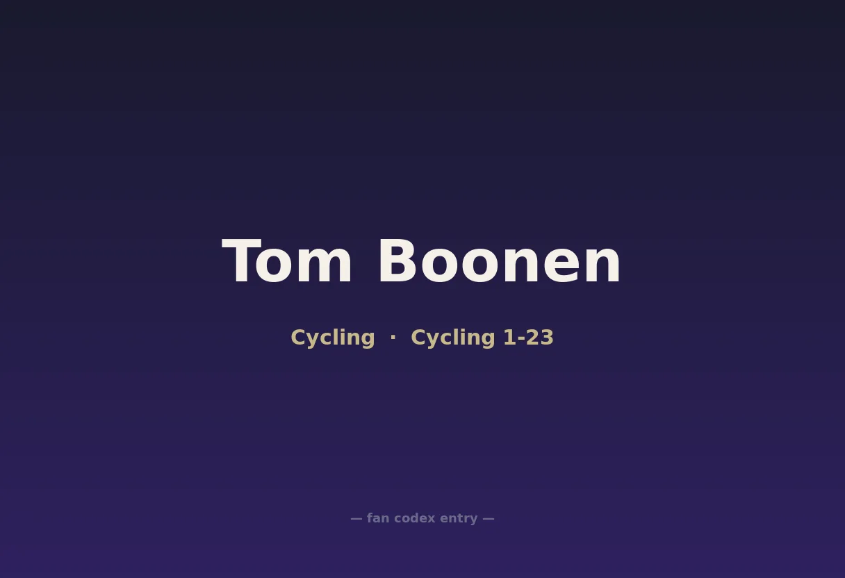 Tom Boonen